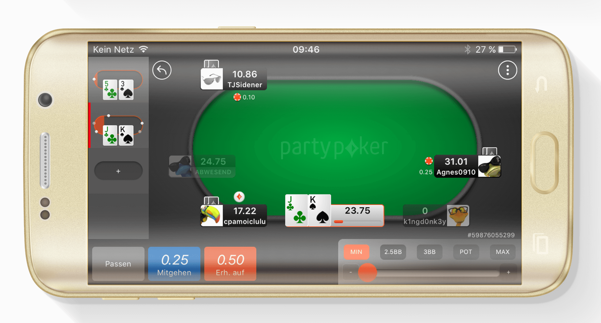Real money poker android
